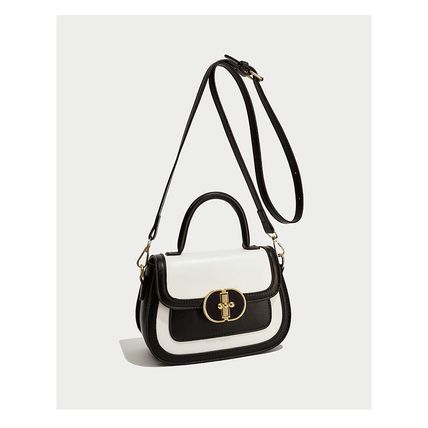 Women Satchel Bags Handle Shoulder Handbags Black