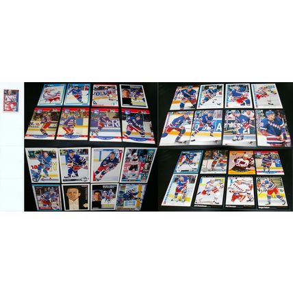New York Rangers NY 158x hockey card lot