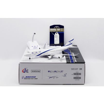 BOEING 747-400 EL AL ISRAEL AIRLINES REG 4X-ELA JC WINGS JC20319 1/200 PRE ORDER