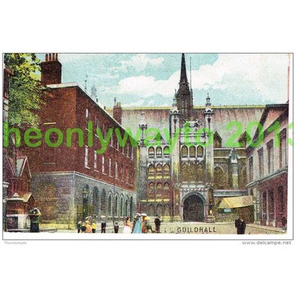 GUILDHALL, LONDON, ENGLAND, Postcard