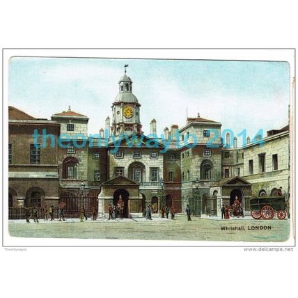 WHITEHALL, LONDON, ENGLAND, c1900/10s?, Postcard