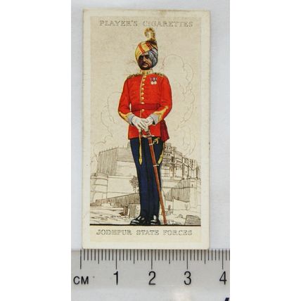 1938 Players Uniforms of the British Empire No. 35 Indian Jodhpur States Forces