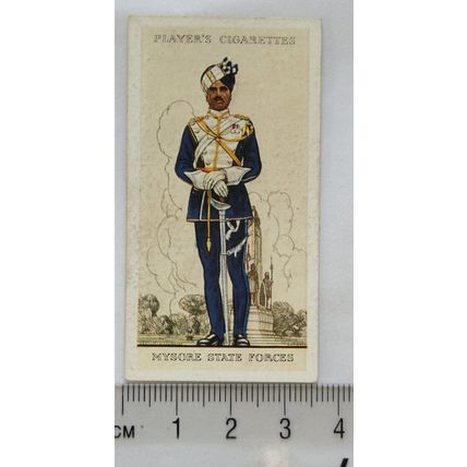1938 Players Uniforms of the British Empire No. 37 Indian Mysore States Forces