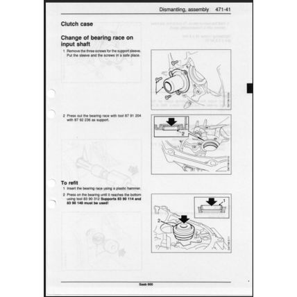 Saab 900 Manual Gearbox Workshop Manual 1994 199320972 PDF