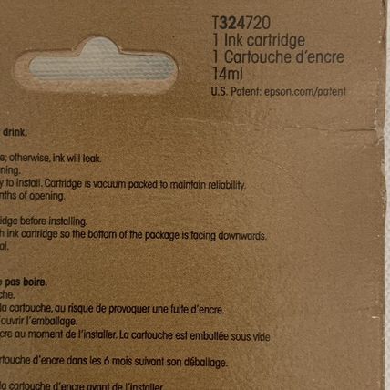 Epson T324720 Red Ink Cartridge Genuine 324 SureColor P400 Ultrachrome HG2 11/21