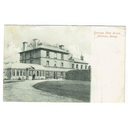 Surrey postcard Gorringe Park House Mitcham