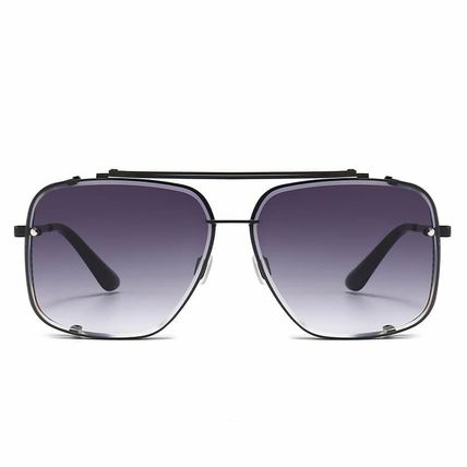Fashion Metal Trimming Sun-resistant Sunglasses