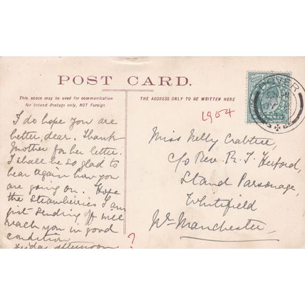 EC894 DOVER - CASTLE STREET. PRINTED POSTCARD