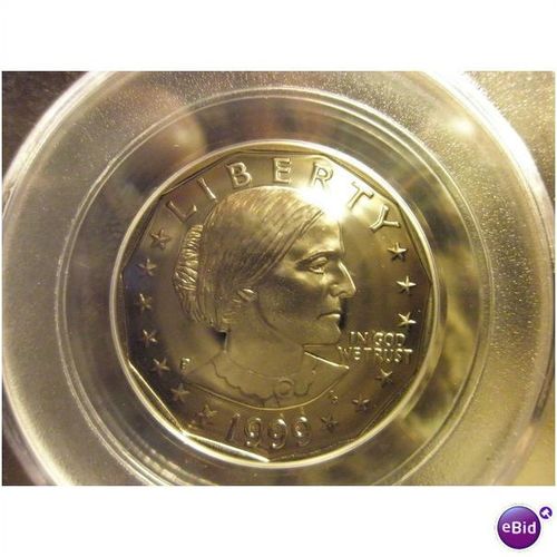 1999 P PCGS PR69DCAM Susan B. Anthony $1 (FRE SHIP)