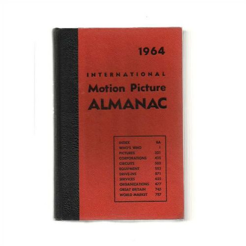 MOTION PICTURE ALMANAC 1964 Movie Trade Yearbook