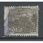 Brazil.SG318 20r Steam Locomotive (Grey).Fine Used.Dec14
