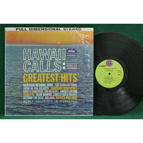 Webley Edwards/Al Kealoha Perry - Hawaii Calls - Autograph - ST 1339 - NM