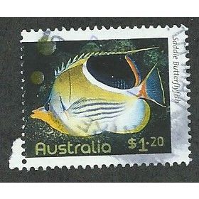 AUS 2010 $1.20 'FISHES OF THE REEF' FINE USED (EBID35-004)