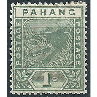 Pahang 1895 SG11 1c Green Mounted Mint .. ..