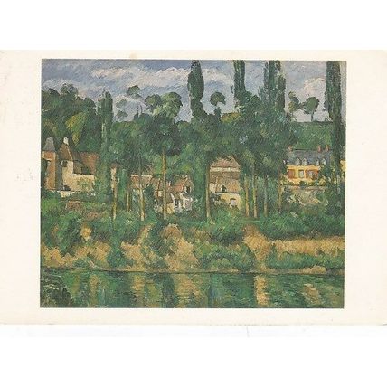 Paul Cezanne Le Chateau de Medan Postcard used