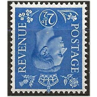 1941 SG489wi 2 1/2d Light Ultramarine Wmk INVERTED Light Mounted Mint ....