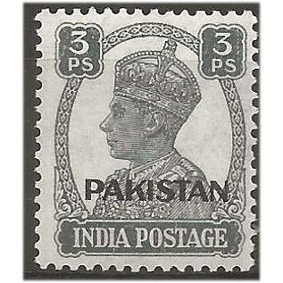 Pakistan 1947 SG1 3 Pies Slate Unmounted Mint ...