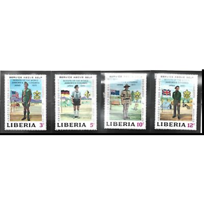Liberia Stamps Scott #563 To 568, Mint Never Hinged
