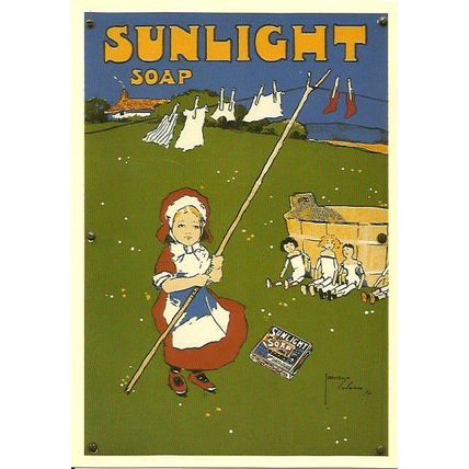 Advertising SUNLIGHT SOAP Postcard (WV 120)