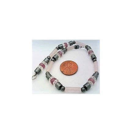 Rose Quartz Beaded Gemstone Anklet Bracelet 1