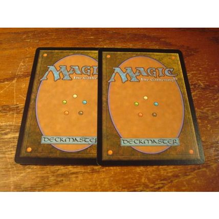 Magic The Gathering, MTG, 2-Cards, 1993-2009, ex/nm, KALITAS BLOODCHIEF of GHET