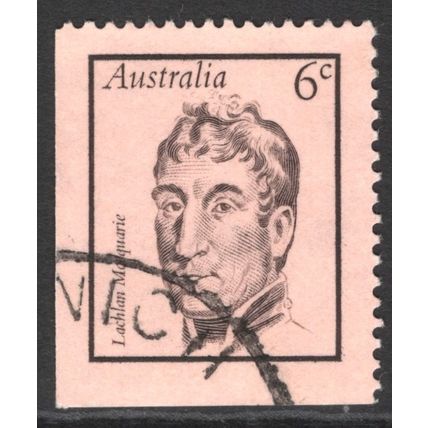 AUSTRALIA 1970: FAMOUS AUSTRALIANS - 6c LACHLAN MACQUARIE USED (G3)