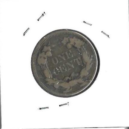 1858 US Flying Eagle Cent Fine