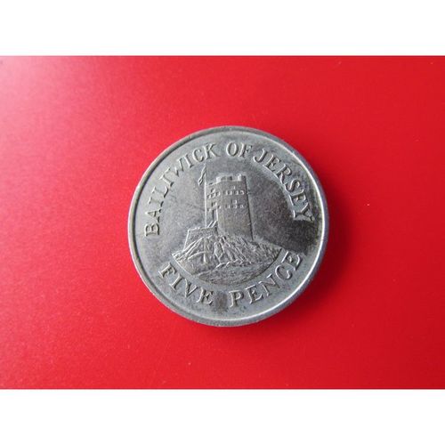 1984 QUEEN ELIZABETH II BAILIWICK OF JERSEY 5 PENCE. Z