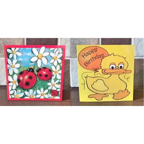 Childrens Birthday Cards Twin Pack - 02