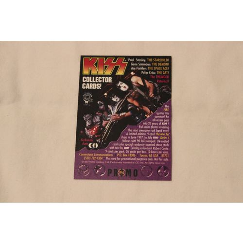 1997 Cornerstone KISS Series 1 Exclusive Promo NO. P4