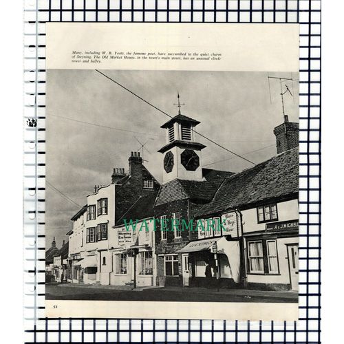 (8375) Steyning Sussex The Old Market House - 1965 Cutting