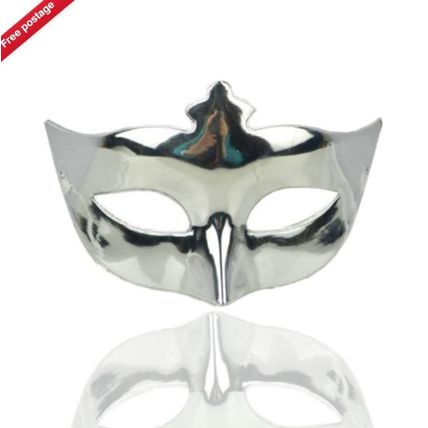 12PCS Prom Mardi Gras Assorted Metallic Plastic Eye Masks Costume Party Masks UK