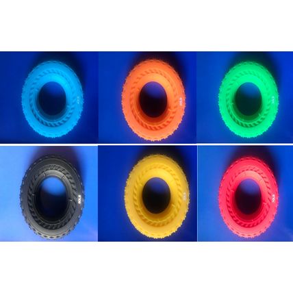 Effective Silicone Tyre Shaped Stress Relief Finger Grip Hand ExerciserRed-70LB