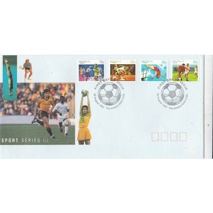 Australia 1991 Sport Series III FDC Parramatta cancel Unaddressed VGC
