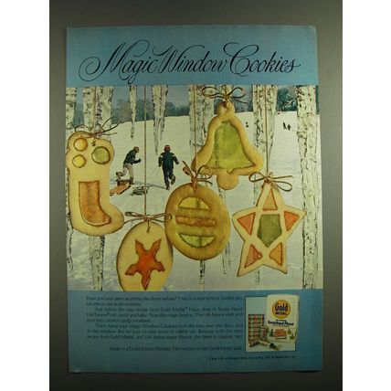 1972 Gold Medal Flour Advertisement - Magic Window Cookies