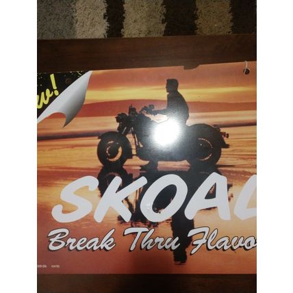 Skoal 1993 Plastic Two Sided Long Cut Sign