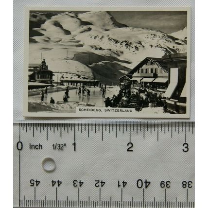 1937 Senior Service Winter Scenes No. 36 Scheidegg, Switzerland