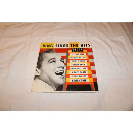 Bing Crosby 10" LP with Original Cover-BING SINGS THE HITS