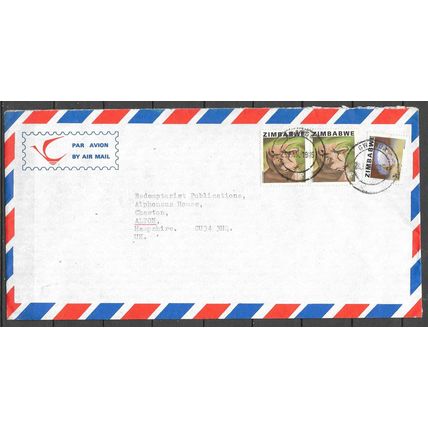ZIMBABWE LETTRE - REF 124