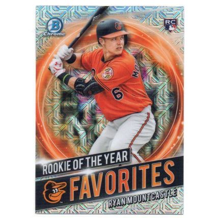 BOWMAN CHROME MOJO RYAN MOUNTCASLE ROOKIE OF THE YEAR REFRACTOR