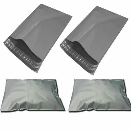 100x Grey Mailing Bags Strong Parcel Postage Plastic Post Poly Self Seal