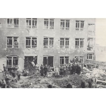 Coventry & Warwickshire Hospital WW2 Bomb Damage Postcard