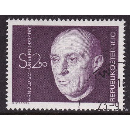 Austria 1974 Arnold Schonberg Fine Used SG 1716 VGC