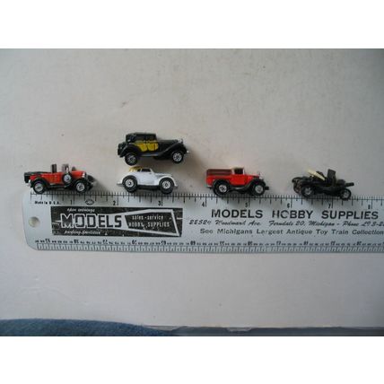 N Scale Mixed Manufacturer Military-Antique Car Lot of 9 4287
