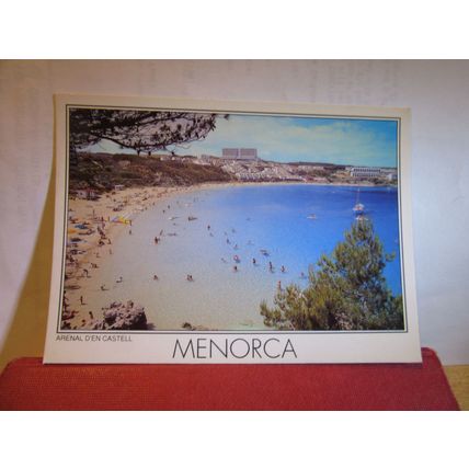 ARENAL D'EN CASTELL, MENORCA, SPAIN unused postcard (B) =