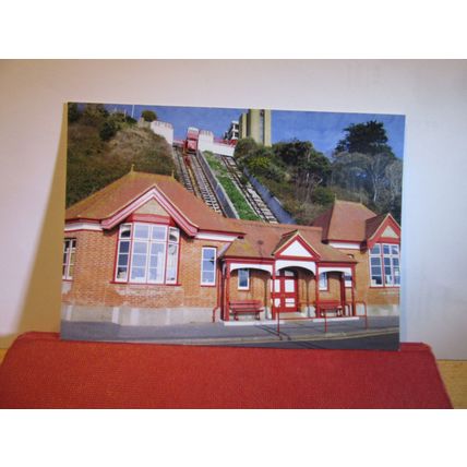 THE LEAS LIFT, FOLKESTONE, KENT.. unused postcard PC01 =