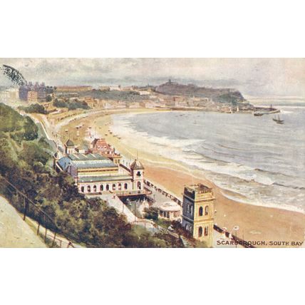 PC17194 Scarborough. South Bay. P. Hall. 1905