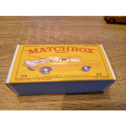 Matchbox Superfast - No36 Opel Diplomat - with Copy - Replica Box
