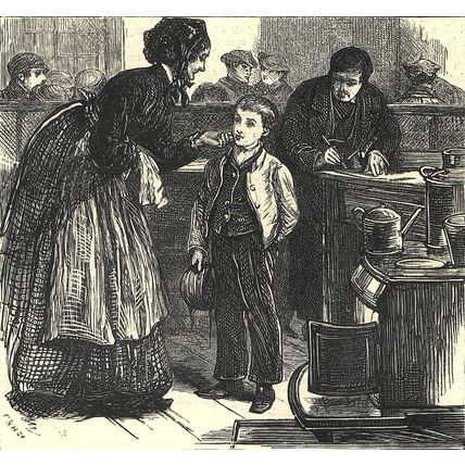 HOME FOR NEWS-BOYS IN THE METROPOLIS 1872 VICTORIAN ENGRAVINGS
