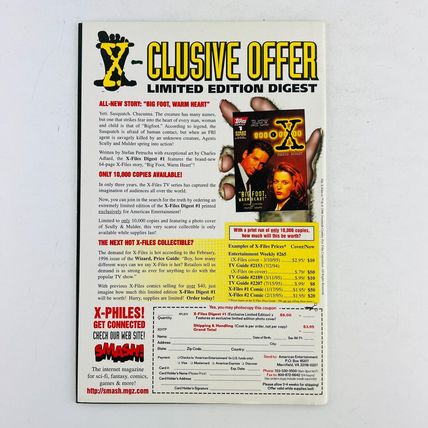 Comic Book - The X-Files Special Edition #3 Topps 1996